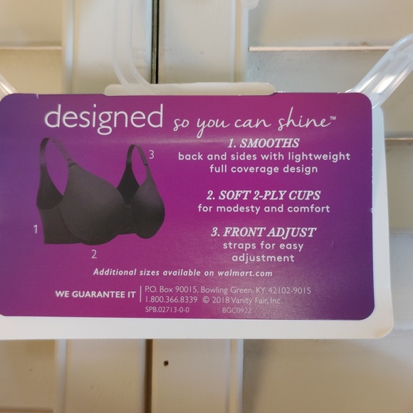 Vanity Fair Women's Smooth Underwire Bra - Orchid Dream - Picture 6 of 7